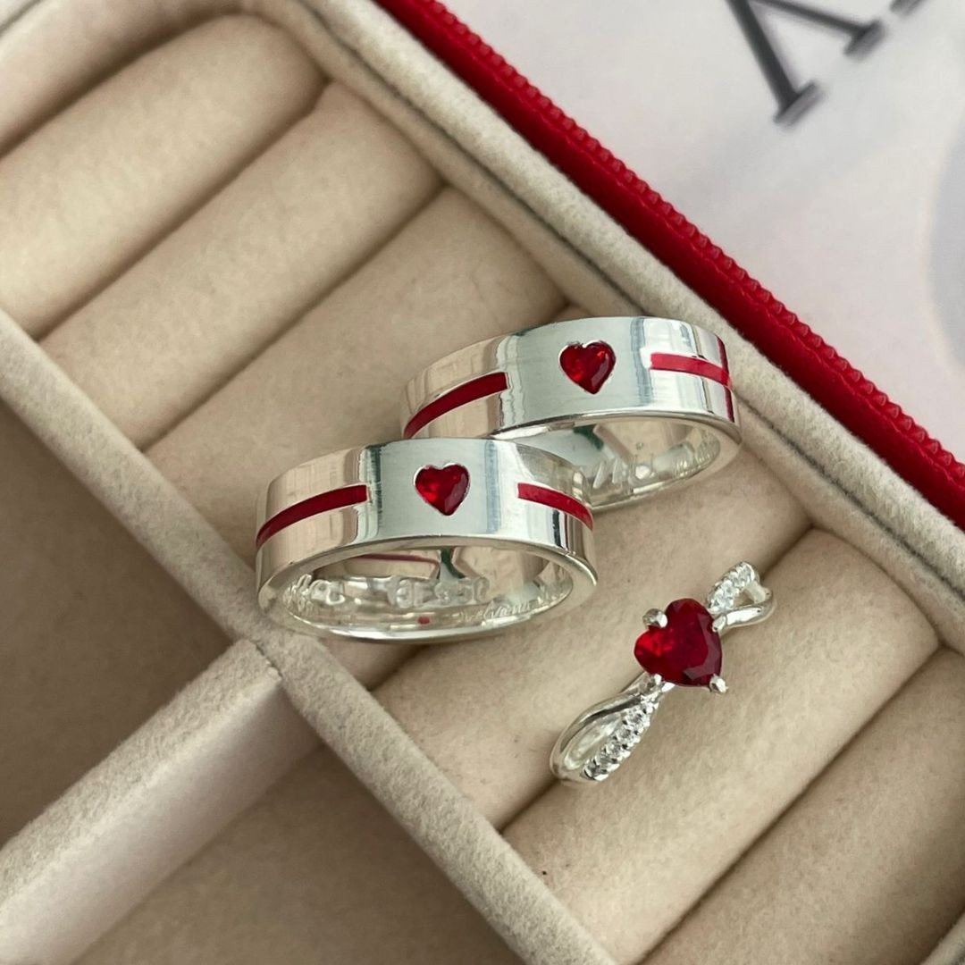 Alianças Akai ito - 6mm - Retas - Solitário Princess